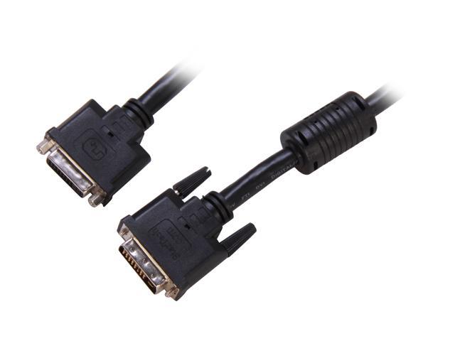 StarTech.com DVIIDMF10 Black DVI-I Male to DVI-I Female Male to Female Dual Link Digital Analog Monitor Extension Cable M/F