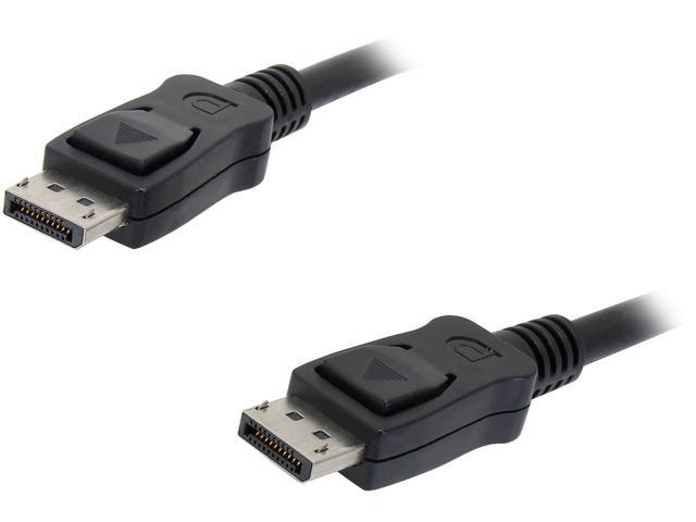 StarTech.com 3 ft. DisplayPort 1.2 Cable with Latches - 4K x 2K (4096 x 2160) @ 60Hz - DPCP & HDCP - Male to Male DP Video Monitor Cable (DISPLPORT3L)