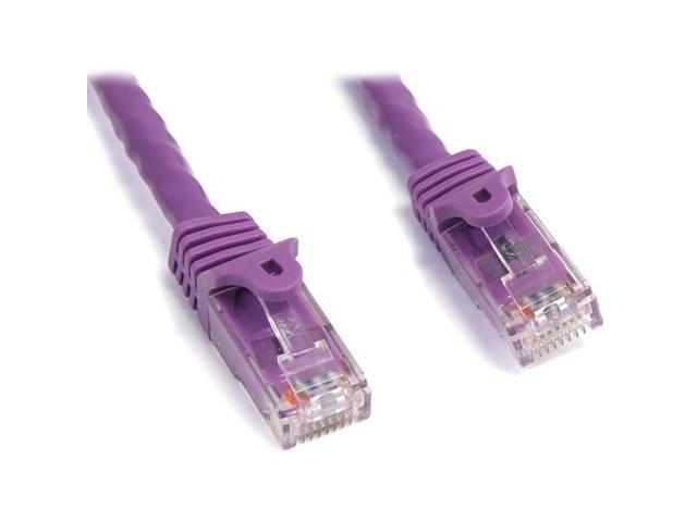 StarTech.com N6PATCH15PL 15 ft. Cat 6 Purple Snagless Cat6 UTP Patch Cable - ETL Verified