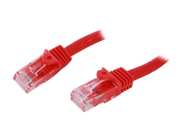StarTech.com N6PATCH25RD 25 ft. Cat 6 Red Snagless Cat6 UTP Patch Cable - ETL Verified