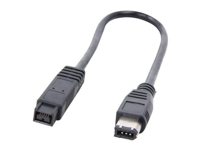 StarTech 139496MM1 1 ft. IEEE-1394 Firewire Cable 9pin-6pin Male/Male
