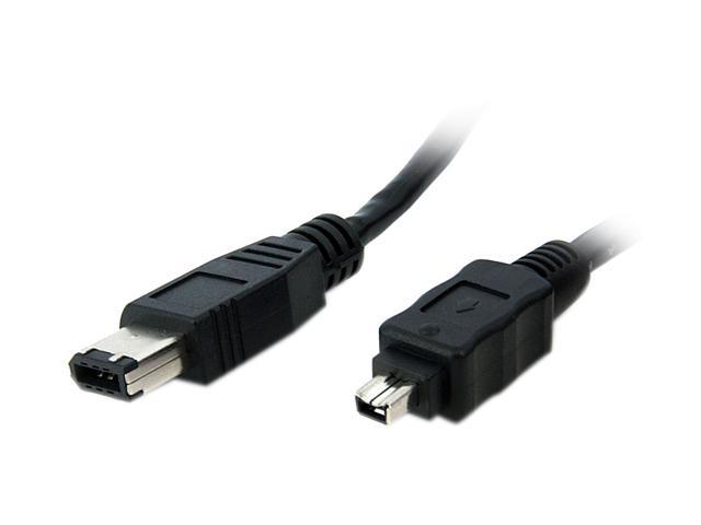 StarTech.com 139446MM1 1 ft. IEEE-1394 Firewire Cable 4pin-6pin Male/Male Male to Male