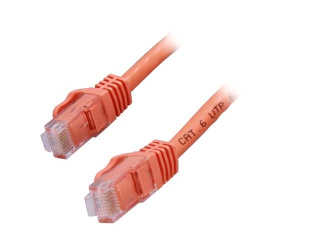StarTech.com N6PATCH7OR 7 ft. Cat 6 Orange Snagless Cat6 UTP Patch Cable