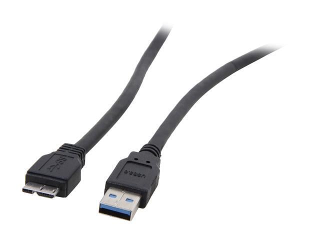 StarTech.com USB3SAUB3BK SuperSpeed USB 3.0 Cable A To Micro B - M/M ...