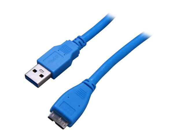StarTech.com USB3SAUB3 Blue SuperSpeed USB 3.0 Cable A to Micro B