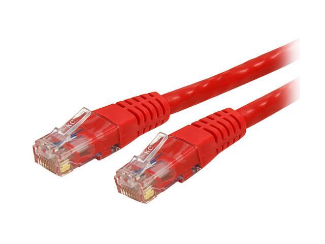 StarTech.com C6PATCH5RD 5 ft. Cat 6 Red Molded UTP Patch Cable ETL Verified
