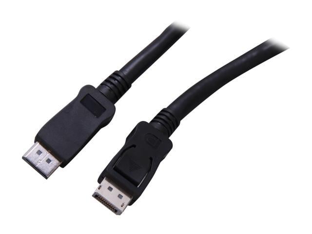StarTech.com DISPLPORT50L 50 ft(15.24m) Black 1 x DisplayPort Male to 1 x DisplayPort Male DisplayPort Cable with Latches - M/M Male to Male