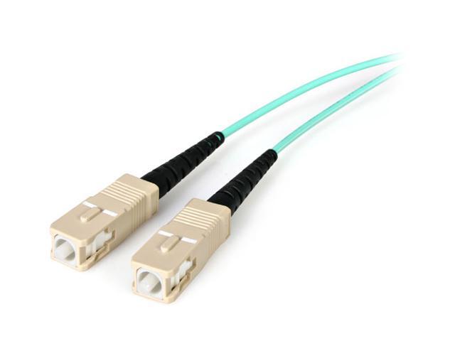 Cavo Fibra Ottica Startech 1 Metro OM3 Aqua - LC/SC Duplex 50/125, 10Gb, LSZH