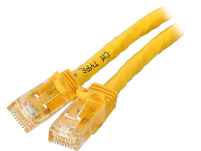 StarTech.com N6PATCH100Y 100 ft. Cat 6 Yellow Snagless UTP Patch Cable - ETL Verified