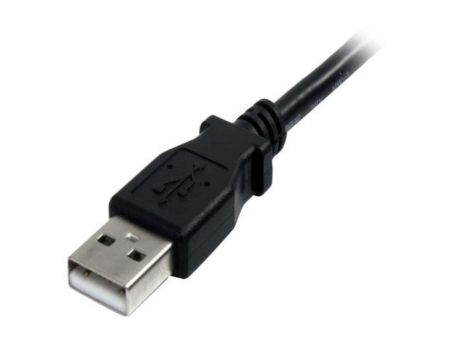 StarTech.com USBEXTAA3BK 3 ft Black USB 2.0 Extension Cable A to A - M ...