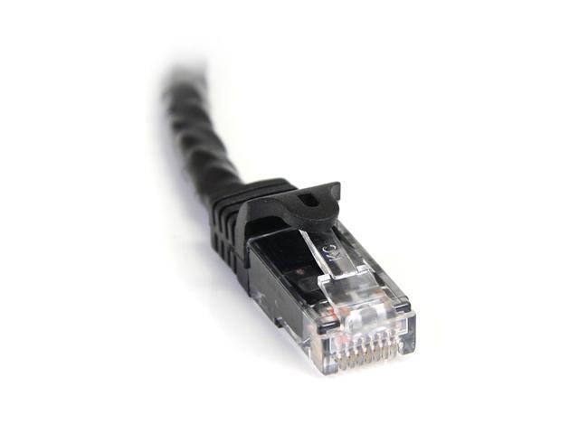 StarTech.com N6PATCH75BK 75 ft. Cat 6 Black Snagless UTP Patch Cable - ETL Verified