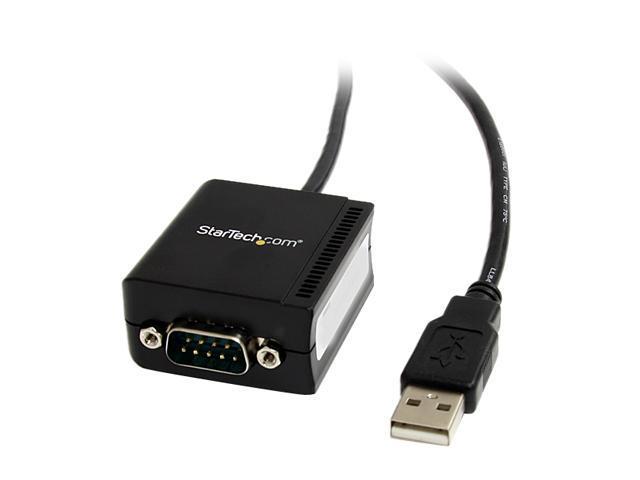 StarTech.com Model ICUSB2321F 6 ft. 1 Port FTDI USB to Serial RS232 ...