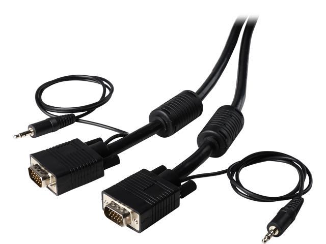 StarTech.com MXTHQMM15A 15 ft. Coax High Resolution Monitor VGA Cable with Audio