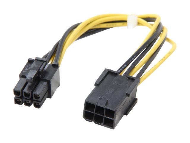 multiple quantities for PCI-E/extension cable 6-pin black Female ATX connector 
