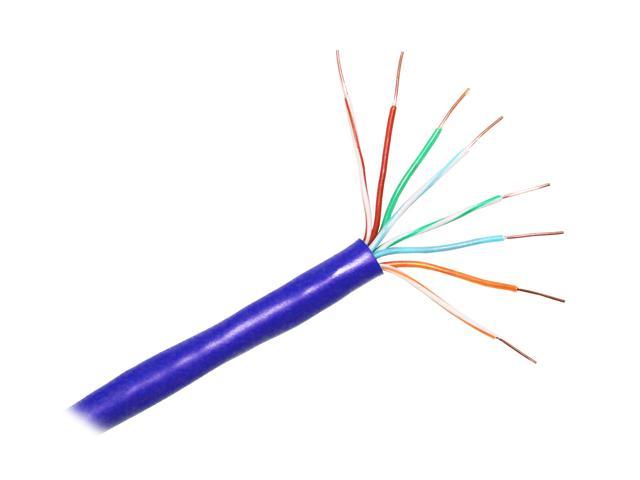 CP TECHNOLOGIES E-207-4P-C5-BLS 1000 ft. Cat 5E Blue Solid Bulk Network Cable