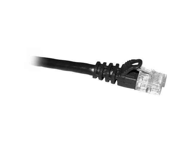 ClearLinks 50FT Cat. 5E 350HMZ Black Molded Snagless Patch Cable