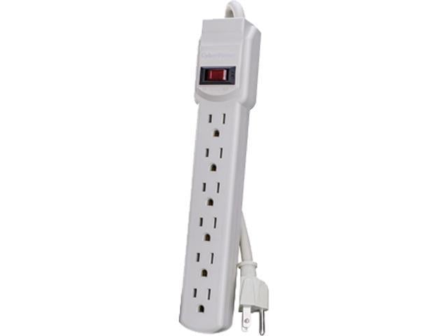 CyberPower GS60304 6 Outlets Power Strip 125V Input Voltage 3 ft. Cord Length