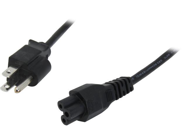 NEW black  25ft computer printer lcd POWER CORD 18 AWG 75 c