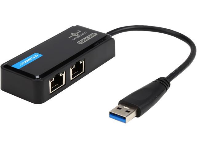 Vantec USB 3.0 to Dual Gigabit Ethernet Network Adapter CB-U320GNA 