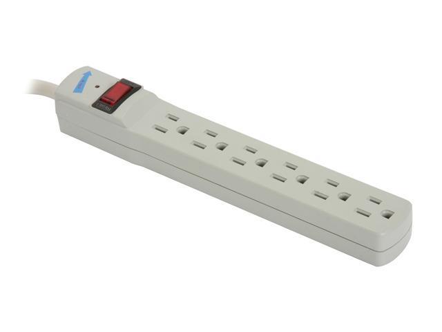 DirectUPS SP6S 3 feet 6 Outlets 90 joules power strip
