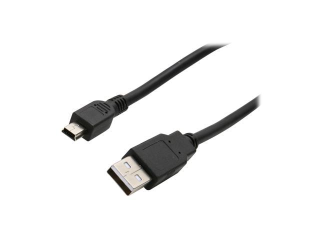 BYTECC USB2-6MIN Black USB 2.0 Type A Male to Mini B Male Cable