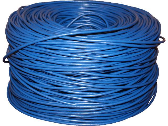 BYTECC C6E-1000B 1000 ft. Cat 6 Blue Bulk Cable - Newegg.com