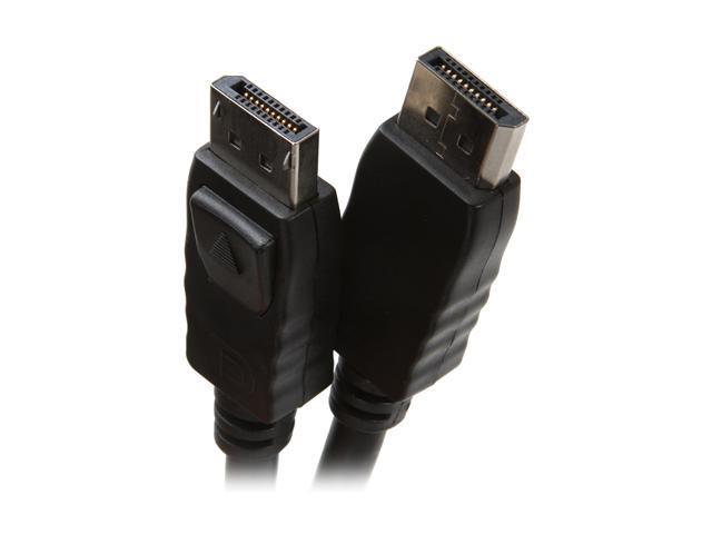 BYTECC DP-06K 6 ft. Black DisplayPort Male to DisplayPort Male DisplayPort Male to Male Audio / Video Cable