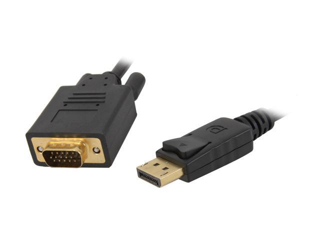 BYTECC DPVGA-06 6 ft. Display Port to VGA Cable - Newegg.com