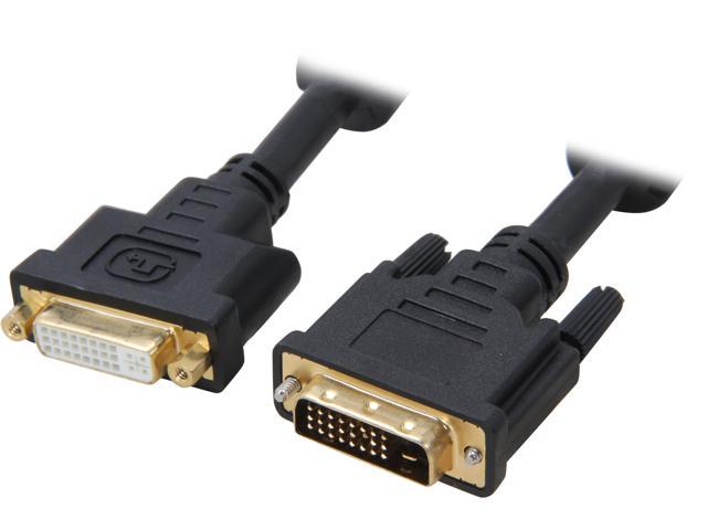 Extension Cable Black Bytecc DVID-10MF Dual Link DVI-D M/F 10 FT 