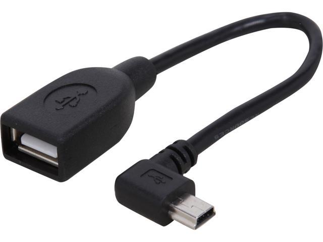 BYTECC MINIUSB-OTG Black Mini USB To USB Cable - Newegg.com