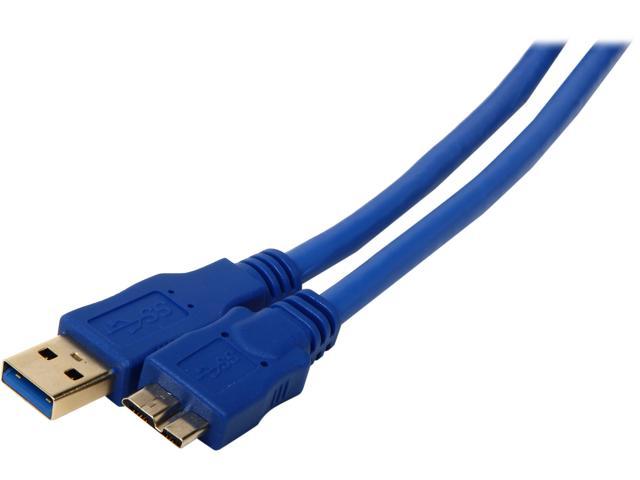 BYTECC USB3-2M-A/MICRO Blue SuperSpeed Cable