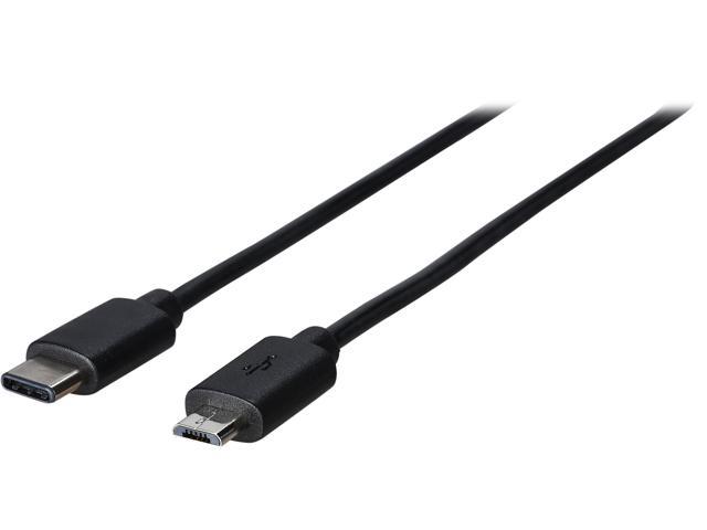 BYTECC U2CM-1MM Black USB2.0 Cable USB Type-C to Micro USB Male 1M Cable