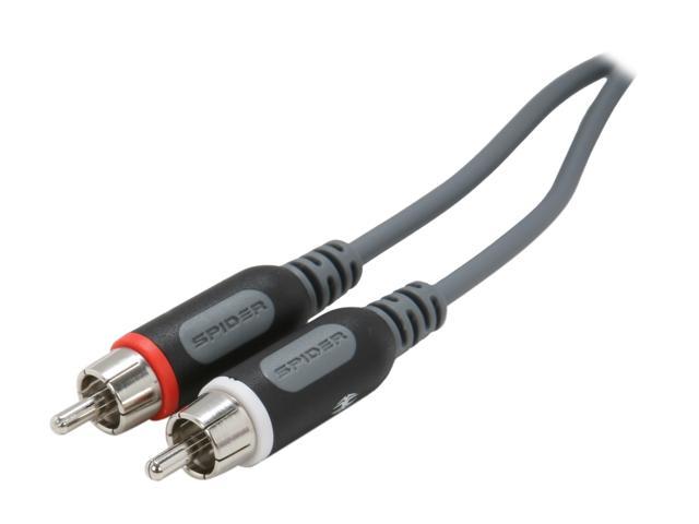 Spider C-AUDIO-0003 3 ft. C-Series Optimum Audio Cable Male to Male