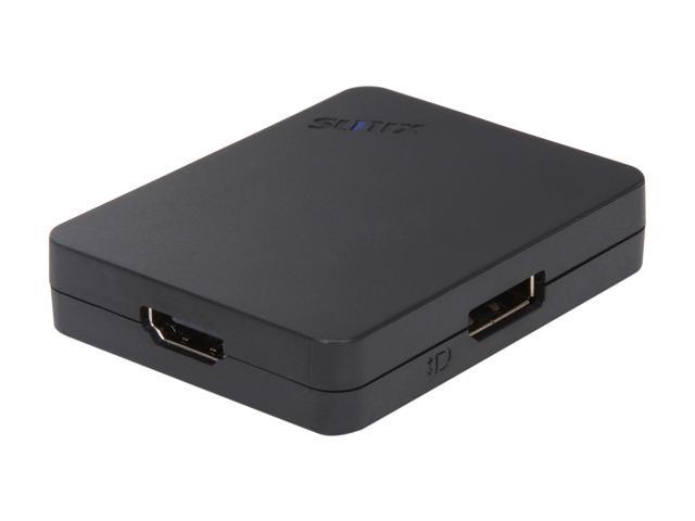 SUNIX DPU3000-D3 3 Ports DisplayPort Graphics Splitter Adapter with miniDP to DP Cable