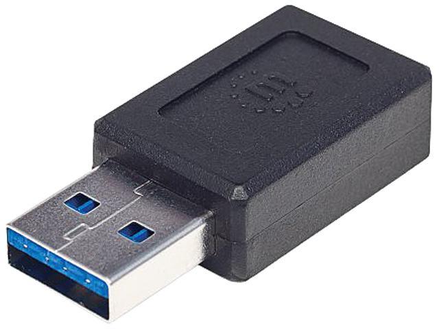 Manhattan USB 3.1 Type-A Male to Female Adapter Other Adapters & Changers - Newegg.com
