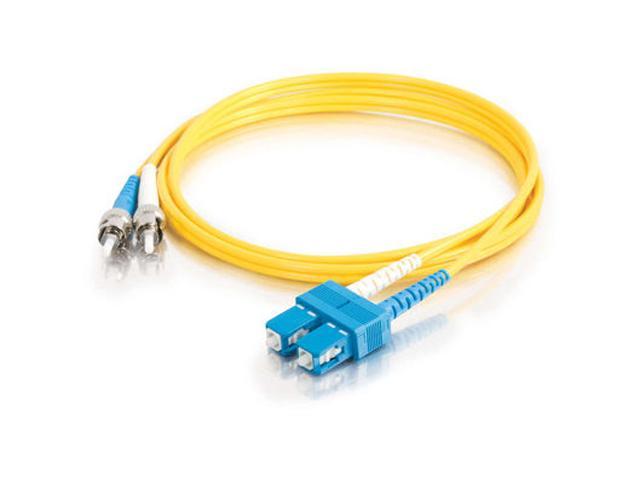 C2G 15289 2m SC/ST Duplex 9/125 Single Mode Fiber Patch Cable - Yellow