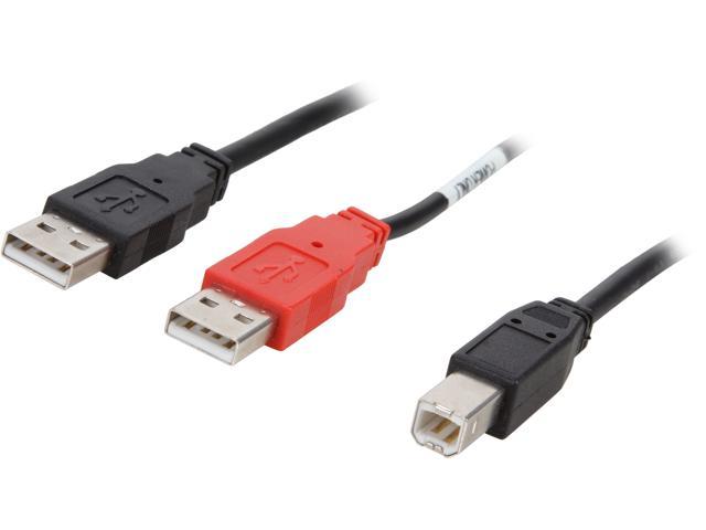 usb cable with 2 male ends