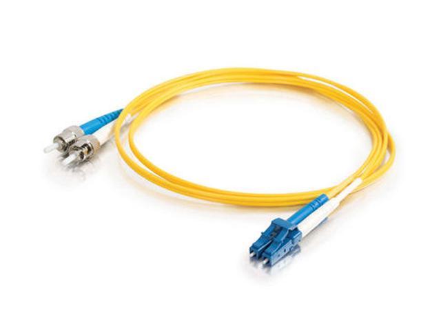 Cables To Go 36125 LC-ST 10GB 50/125 OM3 Duplex Multimode PVC Fiber Optic Cable 5 Meters, Aqua C2G 