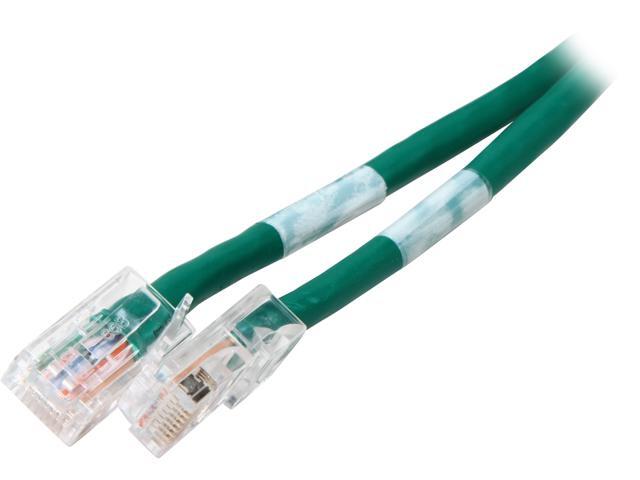 Network Crossover Patch Cable 14ft Cat5e Non-Booted Unshielded UTP Black