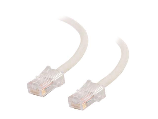 C2G 23801 7 ft. Cat 5E White 350 MHz Assembled Patch Cable