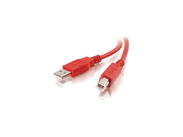 C2G/Cables To Go 35677 3m USB 2.0 A/B Cable Red
