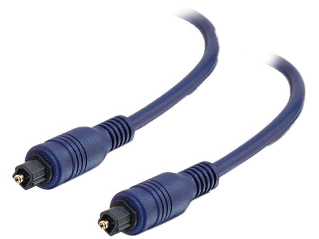 C2G 40390 Velocity Toslink Optical Digital Cable, Blue (3.3 Feet, 1 Meter)
