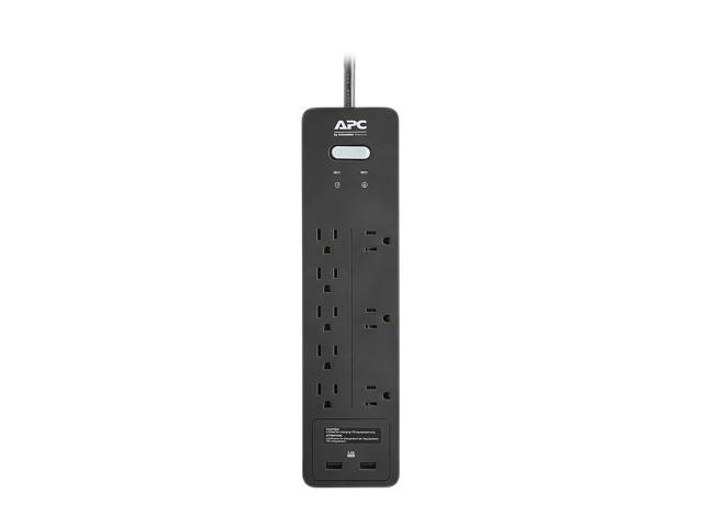 APC 8-Outlet Surge Protector with USB Charging Ports, SurgeArrest Home ...