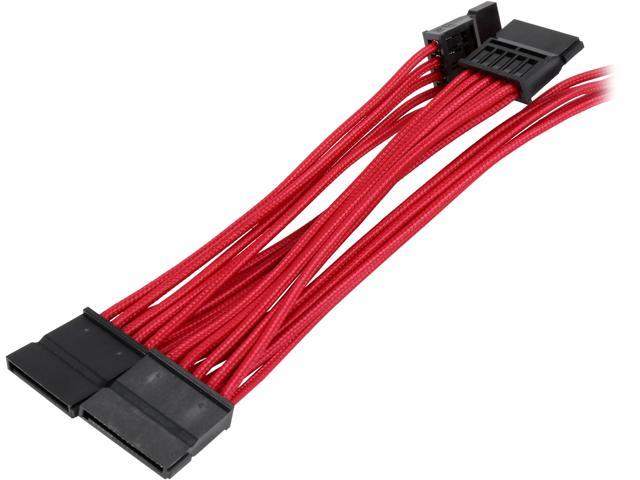Corsair CP-8920187 2.46 ft. (0.75m) Premium Individually Sleeved SATA Cable, Type 4 (Generation 3)