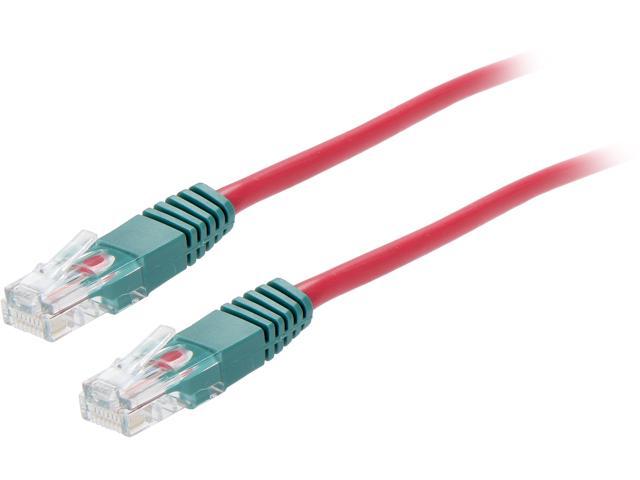 N001-003-RD 3-ft. - Red RJ45 M/M Tripp Lite Cat5e 350MHz Snagless Molded Patch Cable 