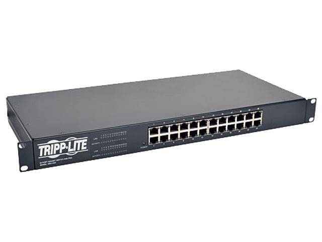 Tripp Lite 24 Port Gigabit Ethernet Switch with 12 Outlet PDU 1U (NSU ...