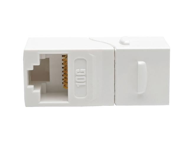 Tripp Lite N235-001-WH-6AD Cat6a Straight-Through Modular Shielded In ...