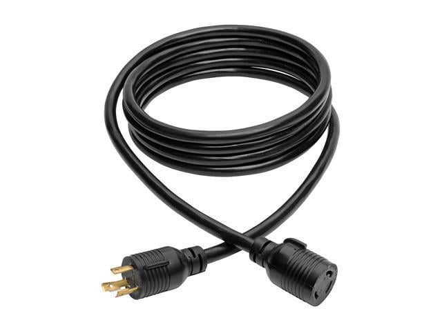 Tripp Lite L6-30P to L6-30R Heavy-Duty Extension Cord - 30A, 250V, 10 ...