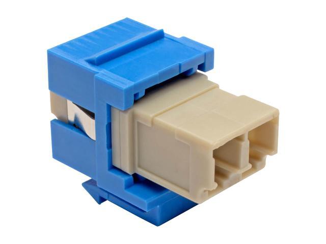 Tripp Lite Duplex Multimode Fiber Coupler Keystone Jack LC To LC Blue ...