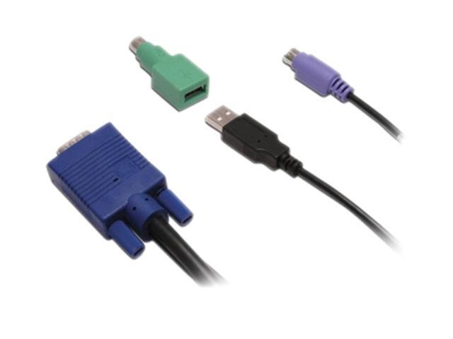 Avocent 15ft PS2/USB KVM Cable with USB to PS/2 Adapter - Newegg.com